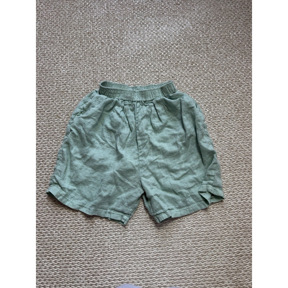 Women's Classic Cotton To Wear Linen Baggies Shorts Small. Preppy Beachy Coastal